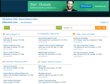 Tablet Screenshot of houstondirectory.allaccess.com