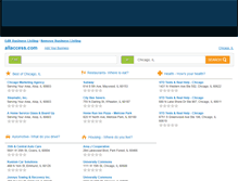 Tablet Screenshot of chicagodirectory.allaccess.com