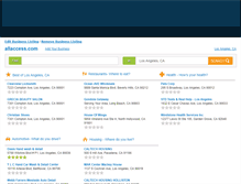 Tablet Screenshot of losangelesdirectory.allaccess.com