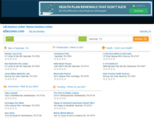 Tablet Screenshot of nashvilledirectory.allaccess.com